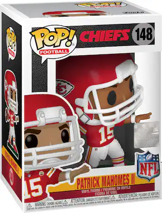 Front. Funko - NFL: Kansas City Chiefs- Patrick Mahomes.