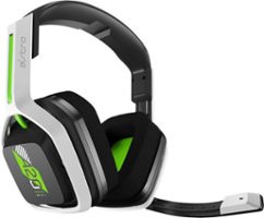 Astro Gaming - A20 Gen 2 Wireless Stereo Over-the-Ear Gaming Headset for Xbox Series X|S, Xbox One, and PC - White/Green - Front_Zoom