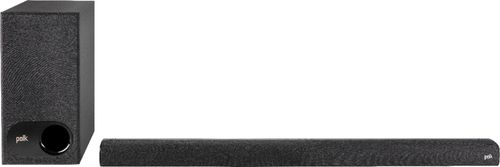 Polk Audio Signa S3 Ultra-Slim TV Sound Bar and Wireless Subwoofer with Built-in Chromecast | Works with 8K, 4K & HD TVs - Black
