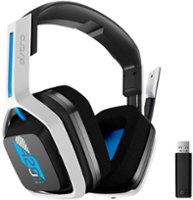 Astro Gaming - A20 Gen 2 Wireless Gaming Headset for PS5, PS4, PC - White/Blue - Front_Zoom