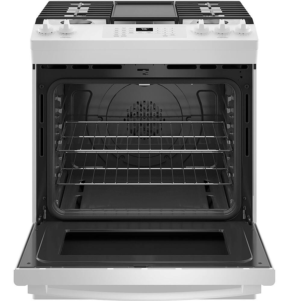 Best Buy GE 5.6 Cu. Ft. SlideIn Gas Convection Range with SelfSteam Cleaning, BuiltIn WiFi