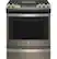 Front. GE - 5.6 Cu. Ft. Slide-In Gas Convection Range with Self-Steam Cleaning, Built-In Wi-Fi, and No-Preheat Air Fry - Fingerprint Resistant Slate.