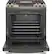 Alt View 1. GE - 5.6 Cu. Ft. Slide-In Gas Convection Range with Self-Steam Cleaning, Built-In Wi-Fi, and No-Preheat Air Fry - Fingerprint Resistant Slate.