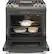 Alt View 2. GE - 5.6 Cu. Ft. Slide-In Gas Convection Range with Self-Steam Cleaning, Built-In Wi-Fi, and No-Preheat Air Fry - Fingerprint Resistant Slate.