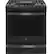 Front. GE - 5.6 Cu. Ft. Slide-In Gas Convection Range with Self-Steam Cleaning, Built-In Wi-Fi, and No-Preheat Air Fry - Fingerprint Resistant Black Slate.