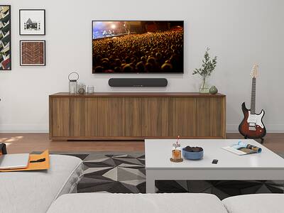Yamaha SR B20A Sound Bar with Built in Subwoofers and Bluetooth Yamaha SR B20A Sound Bar with Built in Subwoofers and Bluetooth