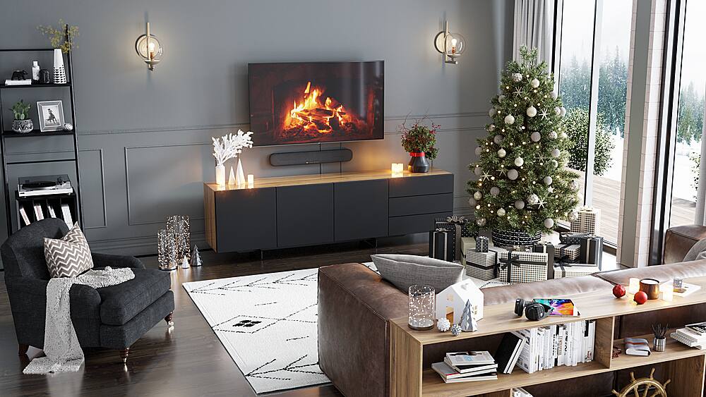 Alt View 17. Yamaha - SR-B20A Sound Bar with Built-in Subwoofers and Bluetooth - Black.