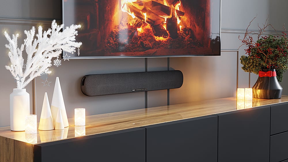 Alt View 18. Yamaha - SR-B20A Sound Bar with Built-in Subwoofers and Bluetooth - Black.