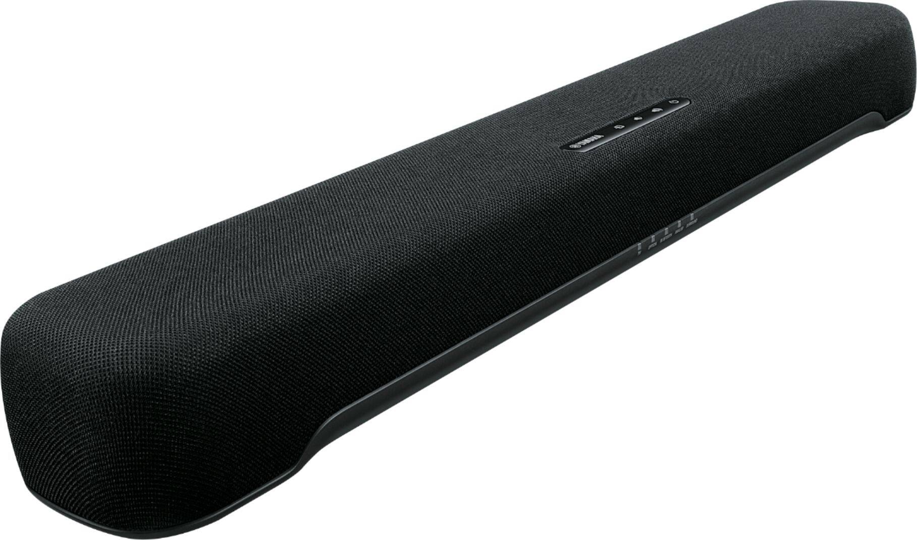 Angle. Yamaha - SR-C20ABL 2.1-Channel Soundbar with Built-in Subwoofer - Black.