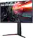 Left. LG - 27" UltraGear UHD Nano IPS 1ms 144Hz G-SYNC Compatible Gaming Monitor with HDR (DisplayPort, HDMI, USB) - Black.