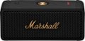 Front Zoom. Marshall - Emberton Portable Bluetooth Speaker - Black & Brass.