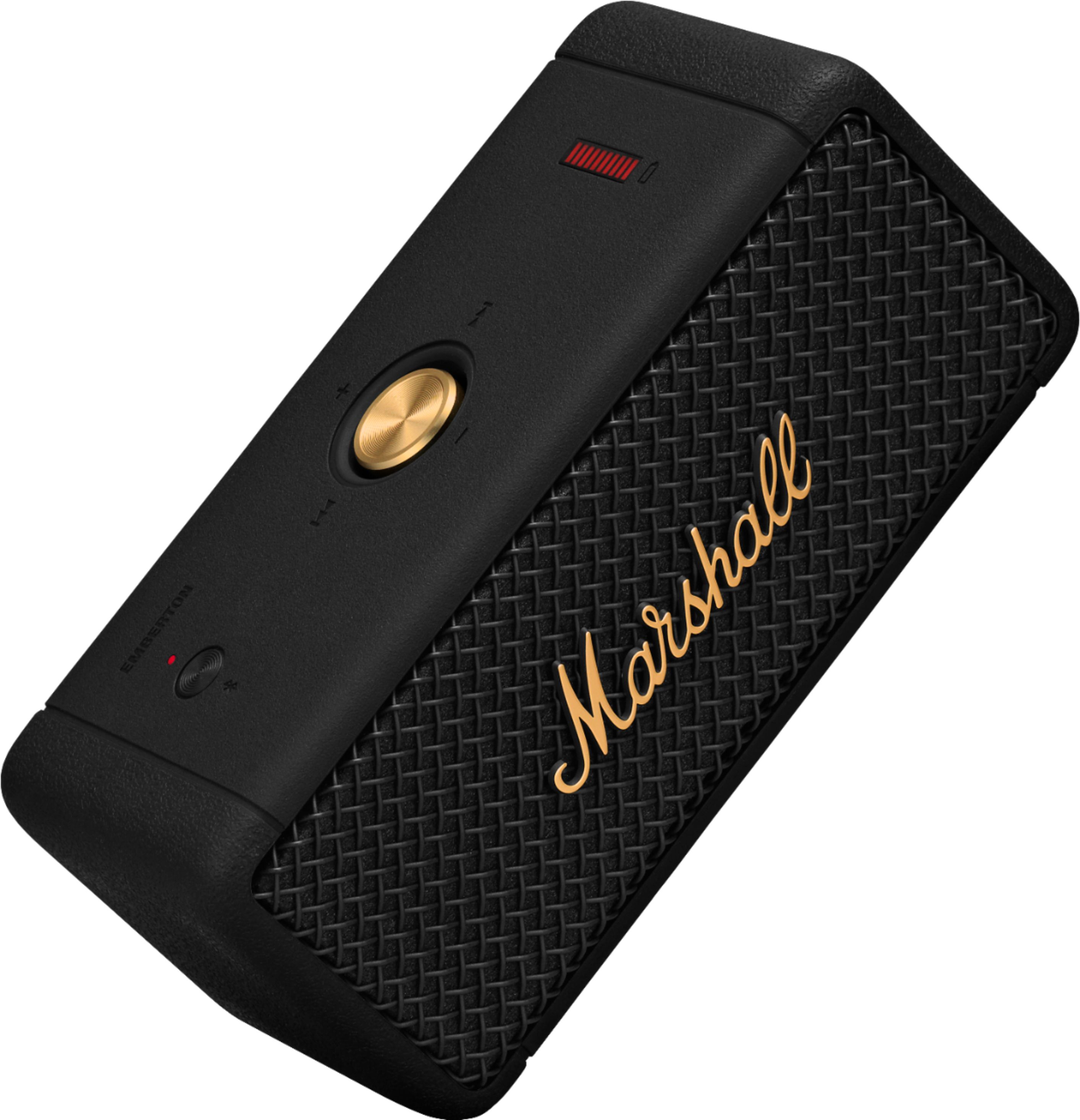 Best Buy: Marshall Emberton Portable Bluetooth Speaker Black/Brass 