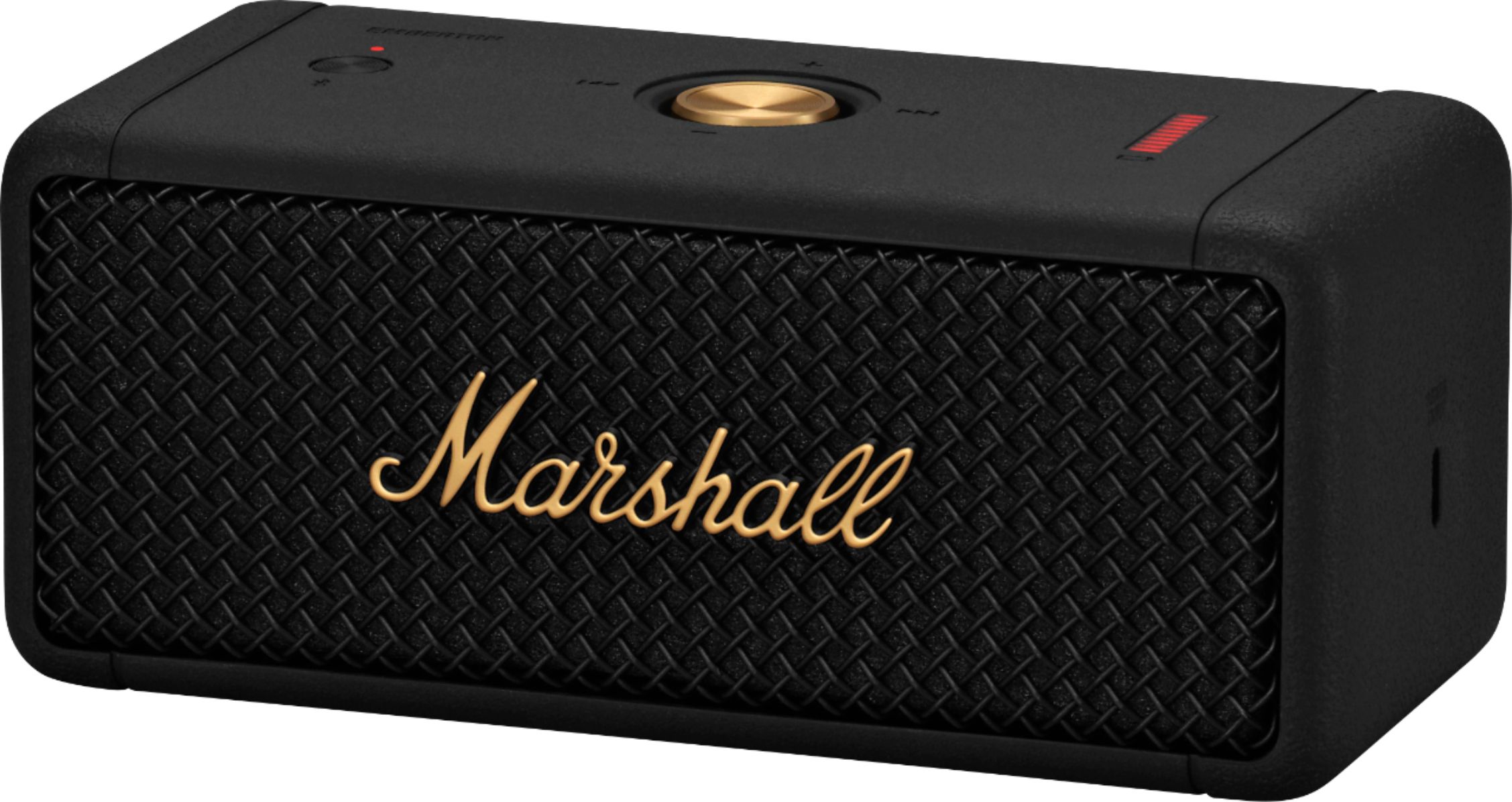 Best Buy: Marshall Emberton Portable Bluetooth Speaker Black/Brass 1005696