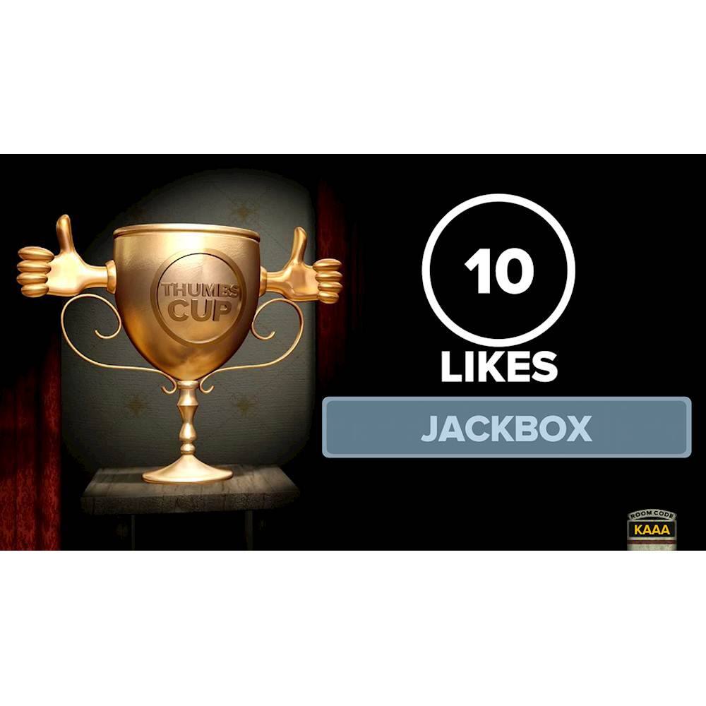 The image features a Thumbs Up Cup with a gold trophy design, sitting on a pedestal. The cup is accompanied by a thumbs up sign, indicating that it is a symbol of approval or achievement. The cup is positioned in the center of the image, with a black background.