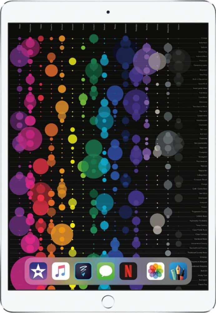 Front. Apple - Certified Refurbished iPad Pro 10.5" (2nd Generation) (2017) Wi-Fi - 64GB - Silver.