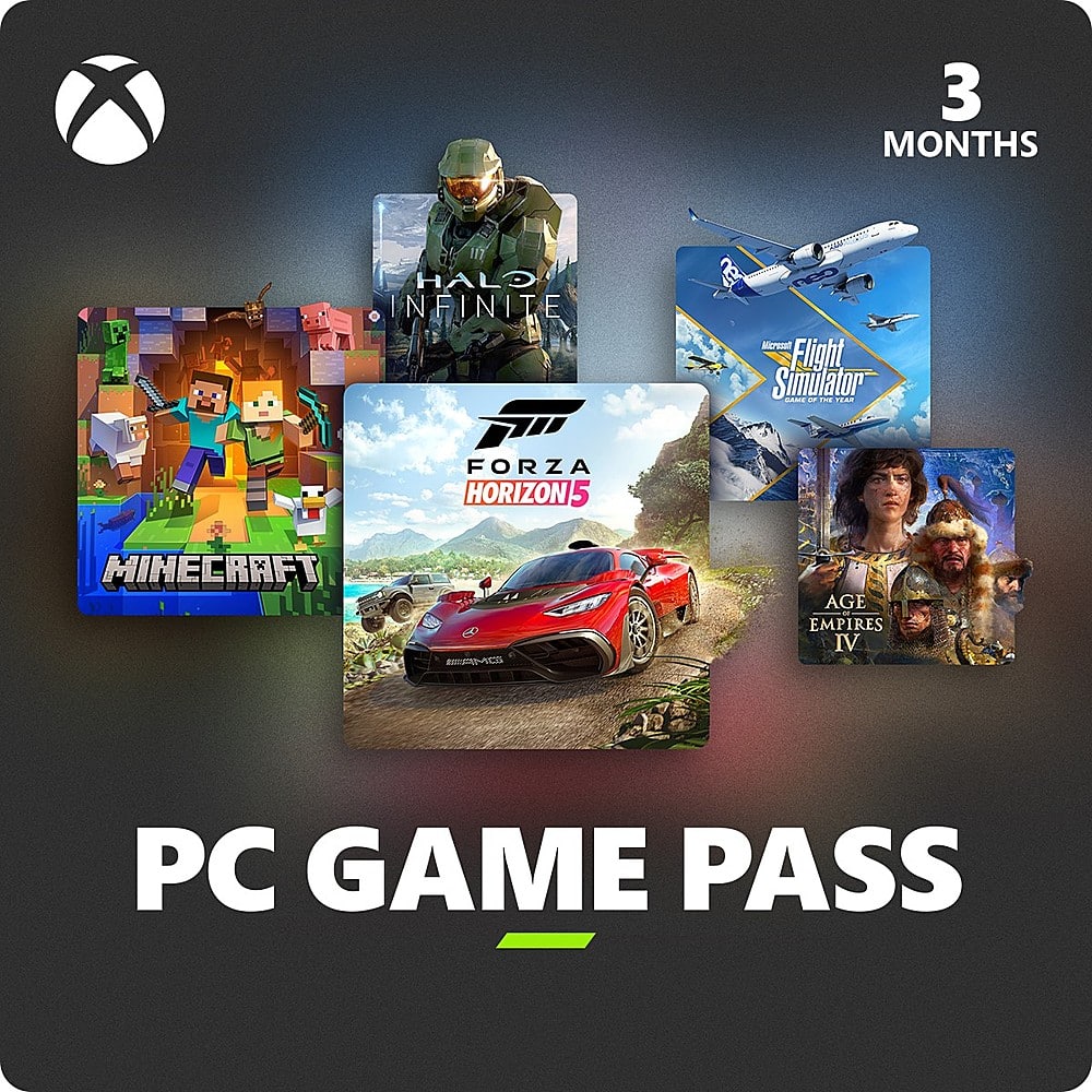 Microsoft PC Game Pass 3-Month Membership [Digital] QHT-00003 - Best Buy