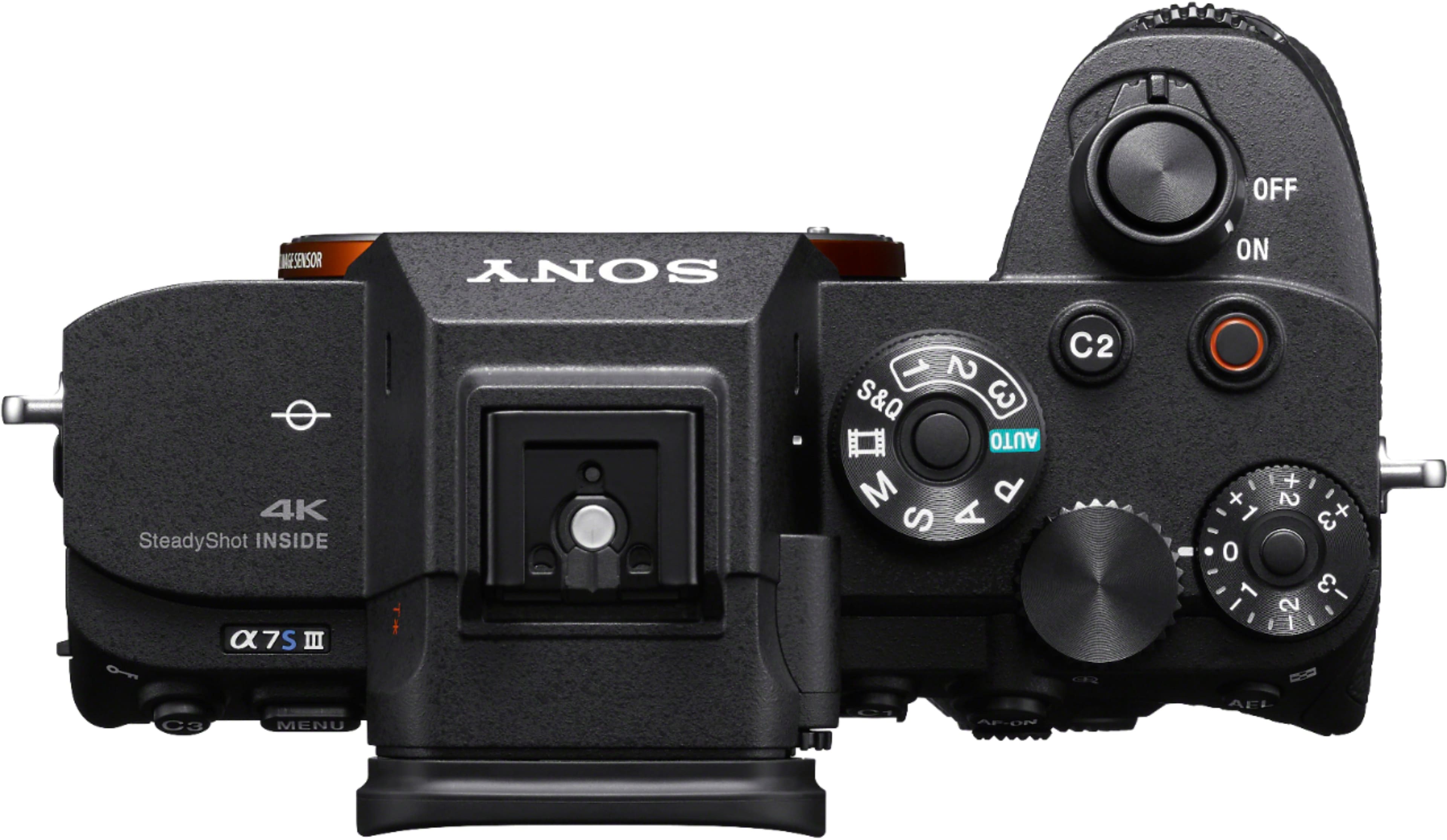 Alt View 14. Sony - Alpha 7S III Full-frame Mirrorless Camera (Body Only) - Black.