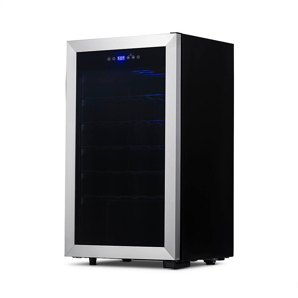 NewAir Freestanding 33 Bottle Compressor Wine Fridge, Adjustable Racks