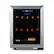 Alt View 11. NewAir - Freestanding 23 Bottle Compressor Wine Fridge, Adjustable Racks, Exterior Digital Thermostat - Stainless Steel.