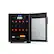 Alt View 23. NewAir - Freestanding 23 Bottle Compressor Wine Fridge, Adjustable Racks, Exterior Digital Thermostat - Stainless Steel.