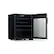 Alt View 26. NewAir - Freestanding 23 Bottle Compressor Wine Fridge, Adjustable Racks, Exterior Digital Thermostat - Stainless Steel.