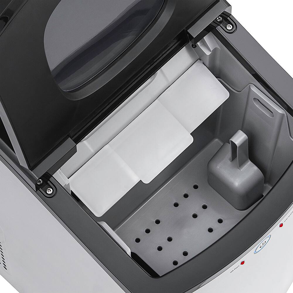 Best Buy NewAir 40 lb Portable Ice Maker with Nugget Ice Production Stainless steel NIM040SS00