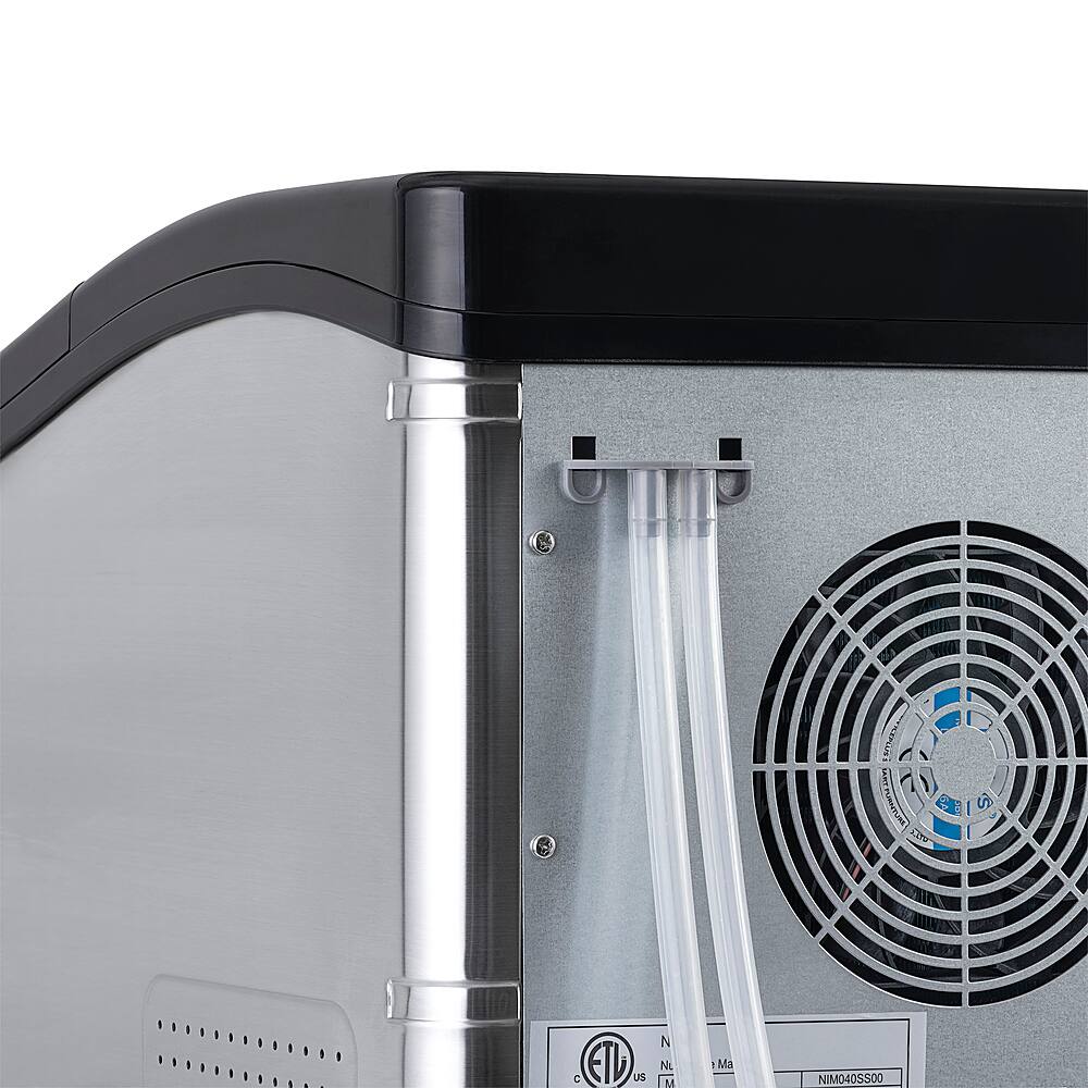 Best Buy NewAir 40 lb Portable Ice Maker with Nugget Ice Production Stainless steel NIM040SS00