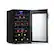 Alt View 20. NewAir - Freestanding 50 Bottle Compressor Wine Fridge, Adjustable Racks , Exterior Digital Thermostat - Stainless Steel.