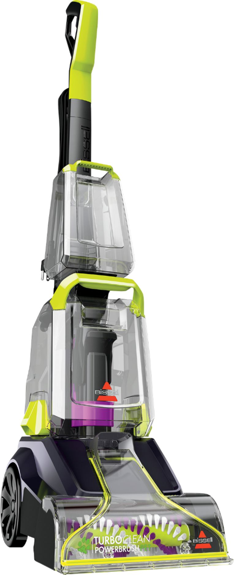 Angle View: BISSELL - Revolution Hydrosteam Pet Corded Upright Deep Cleaner - Titanium/Copper Harbor