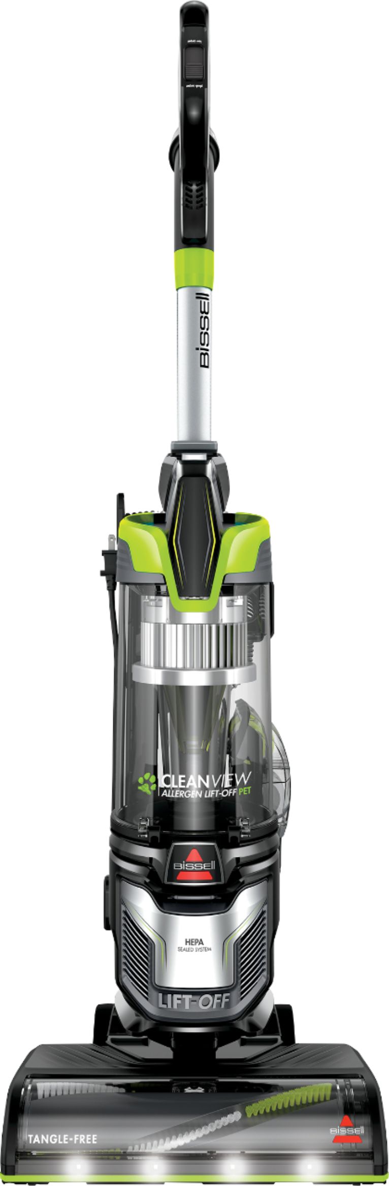BISSELL CleanView Allergen Lift-Off Pet Vacuum Black/ Electric Green 3059 -  Best Buy