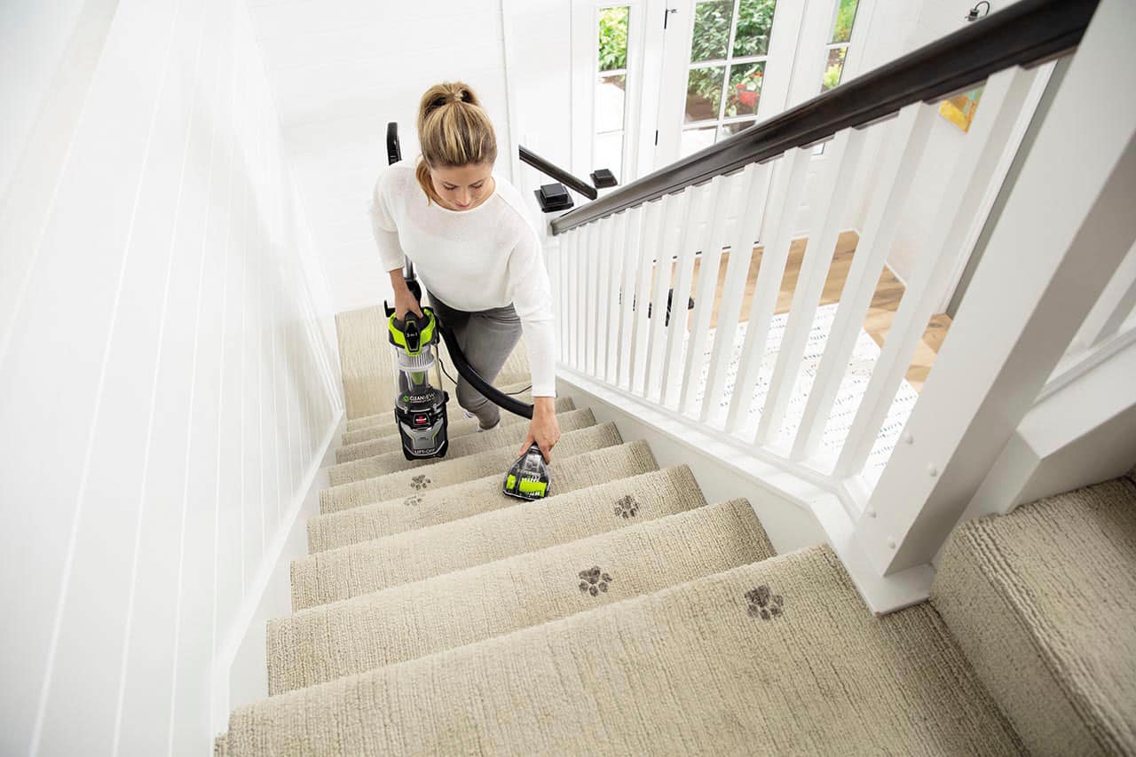 Alt View 17. BISSELL - CleanView Allergen Lift-Off Pet Vacuum - Black/ Electric Green.