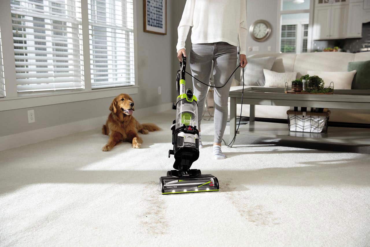 Alt View 18. BISSELL - CleanView Allergen Lift-Off Pet Vacuum - Black/ Electric Green.