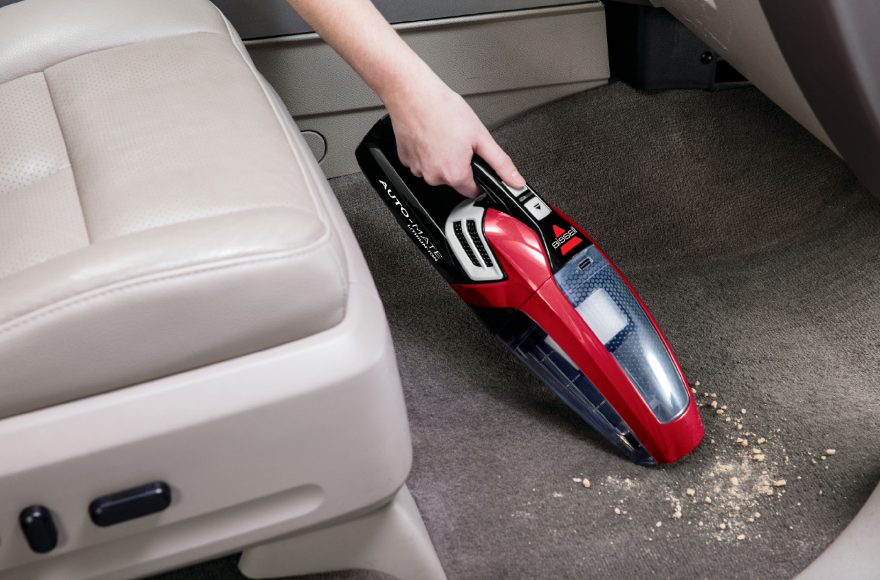 Best Buy: BISSELL Auto-Mate Lithium Ion Car Vacuum Red With Black Accents  2284W