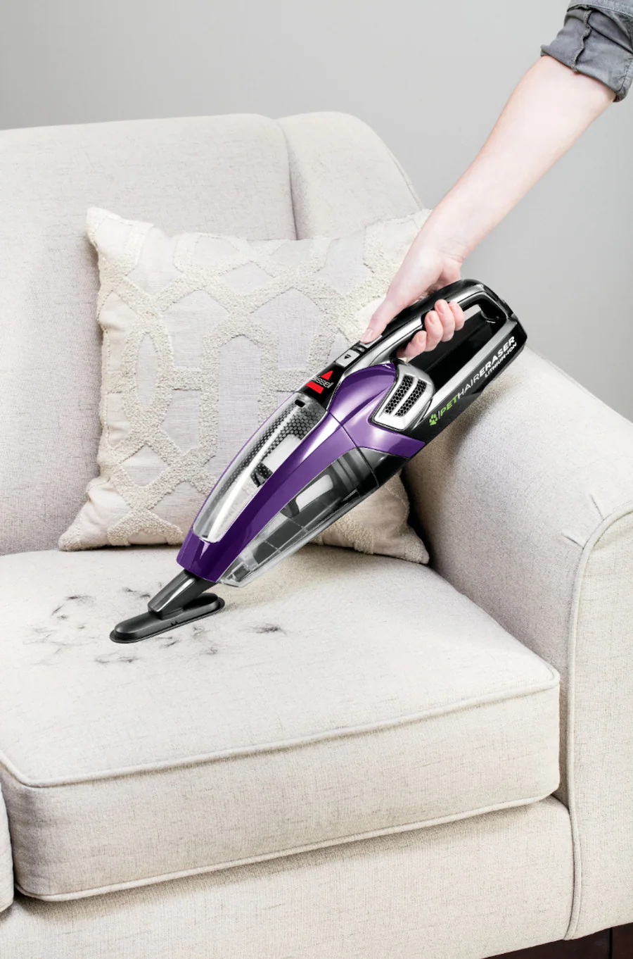 BISSELL Pet Hair Eraser Lithium Ion Hand Vacuum GrapeVine Purple