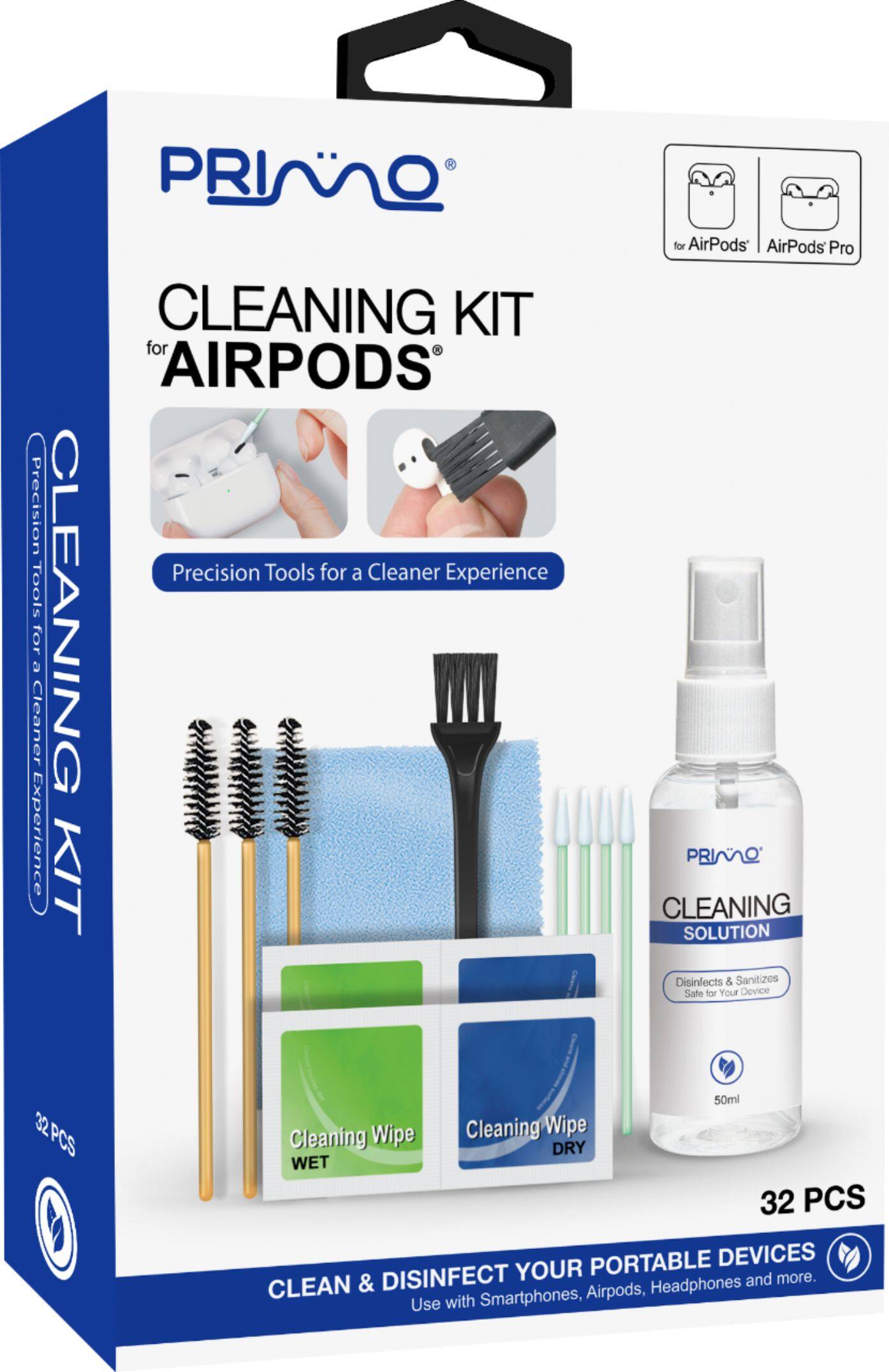 Alt View 11. Just Wireless - Airpods Cleaning Kit - Clear.