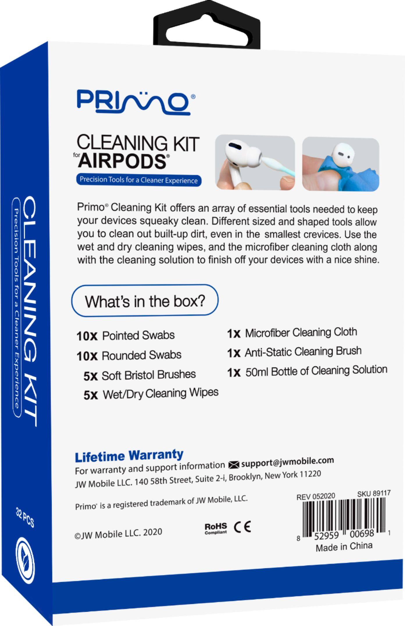 Alt View 12. Just Wireless - Airpods Cleaning Kit - Clear.