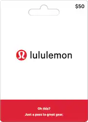 Lululemon - $50 Gift Card - Front_Zoom