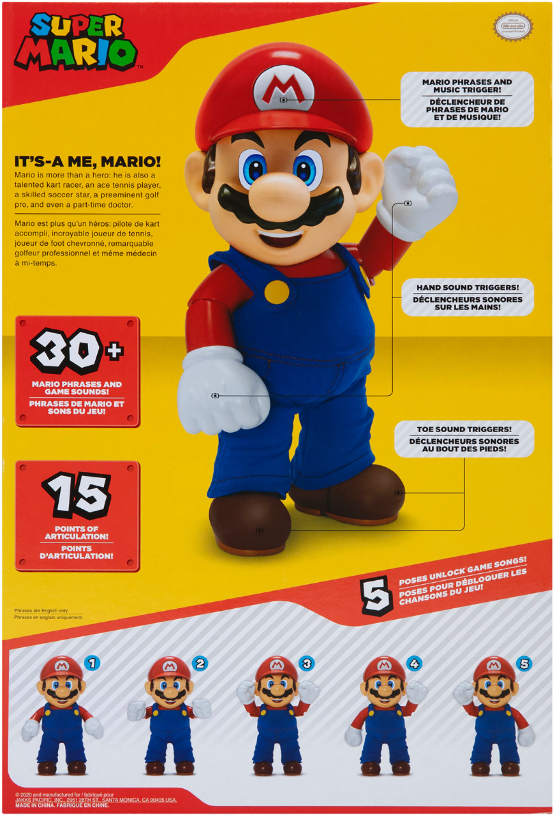 Jakks Pacific Super Mario It S A Me Figure Best Buy