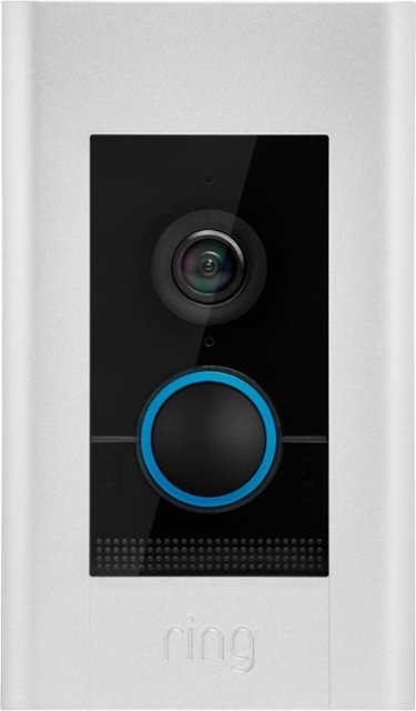 Front Zoom. Ring - Refurbished Elite Smart Wi-Fi Video Doorbell - Wired.