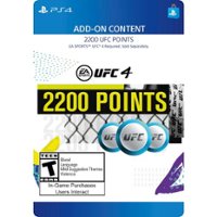 UFC 4 2,200 Points - PlayStation 4 [Digital] - Front_Zoom