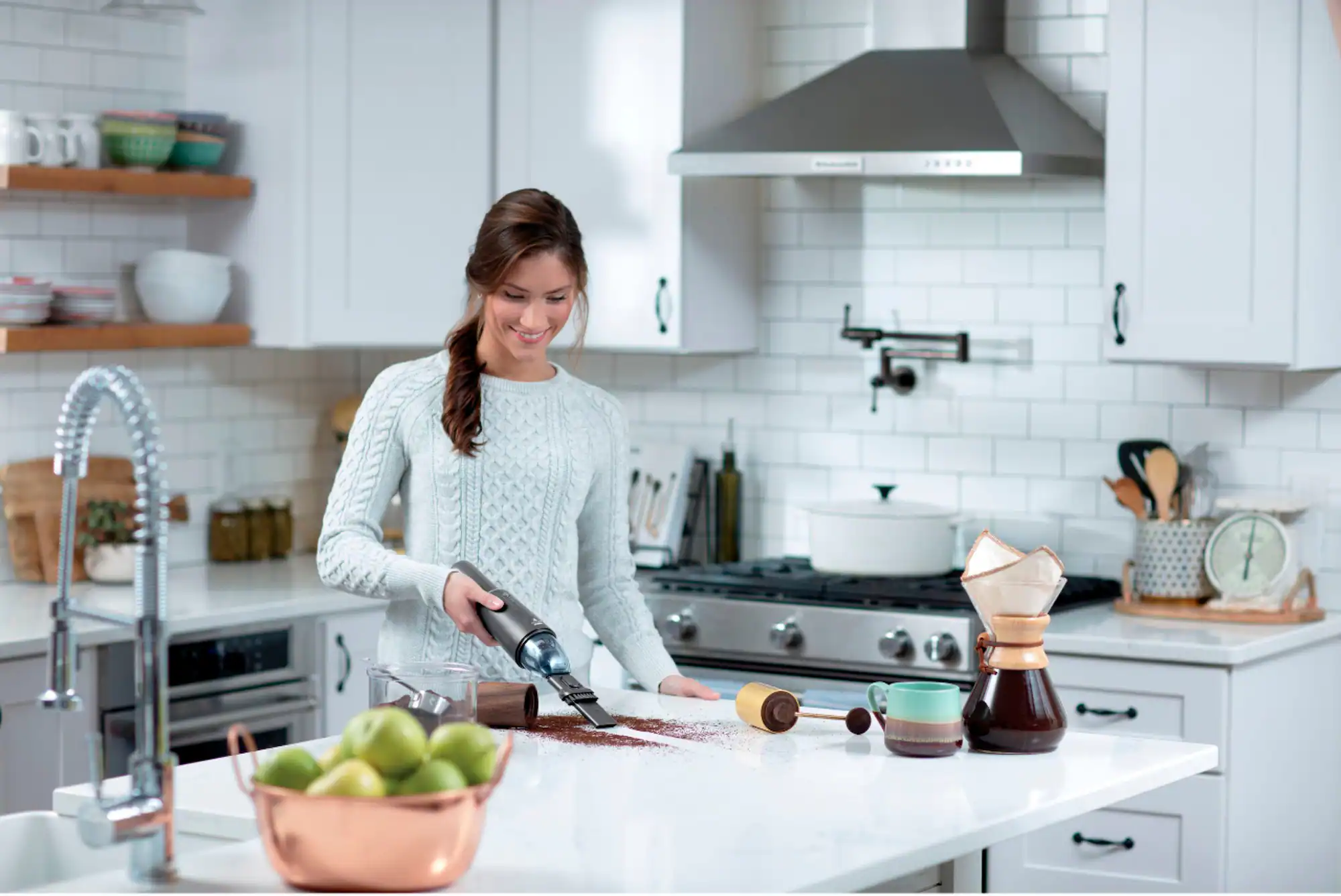 Zoom in on Alt View 13. BISSELL - AeroSlim Hand Vacuum - Titanium.