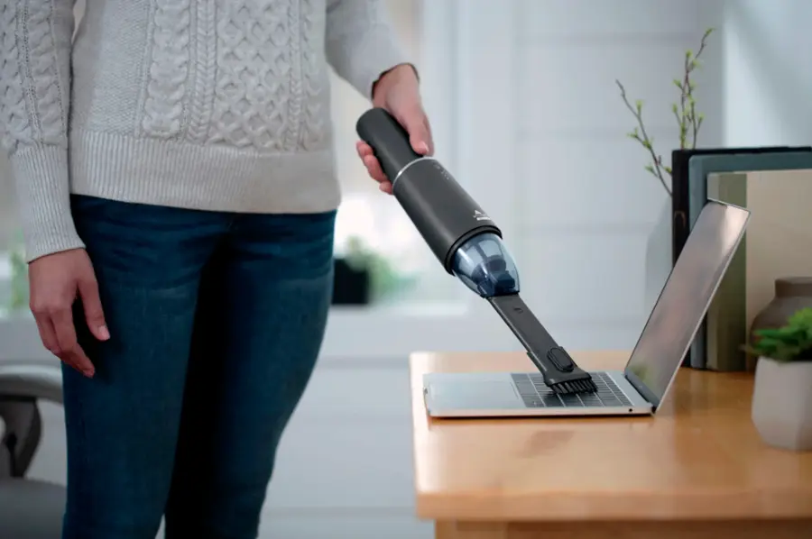 Alt View 15. BISSELL - AeroSlim Hand Vacuum - Titanium.