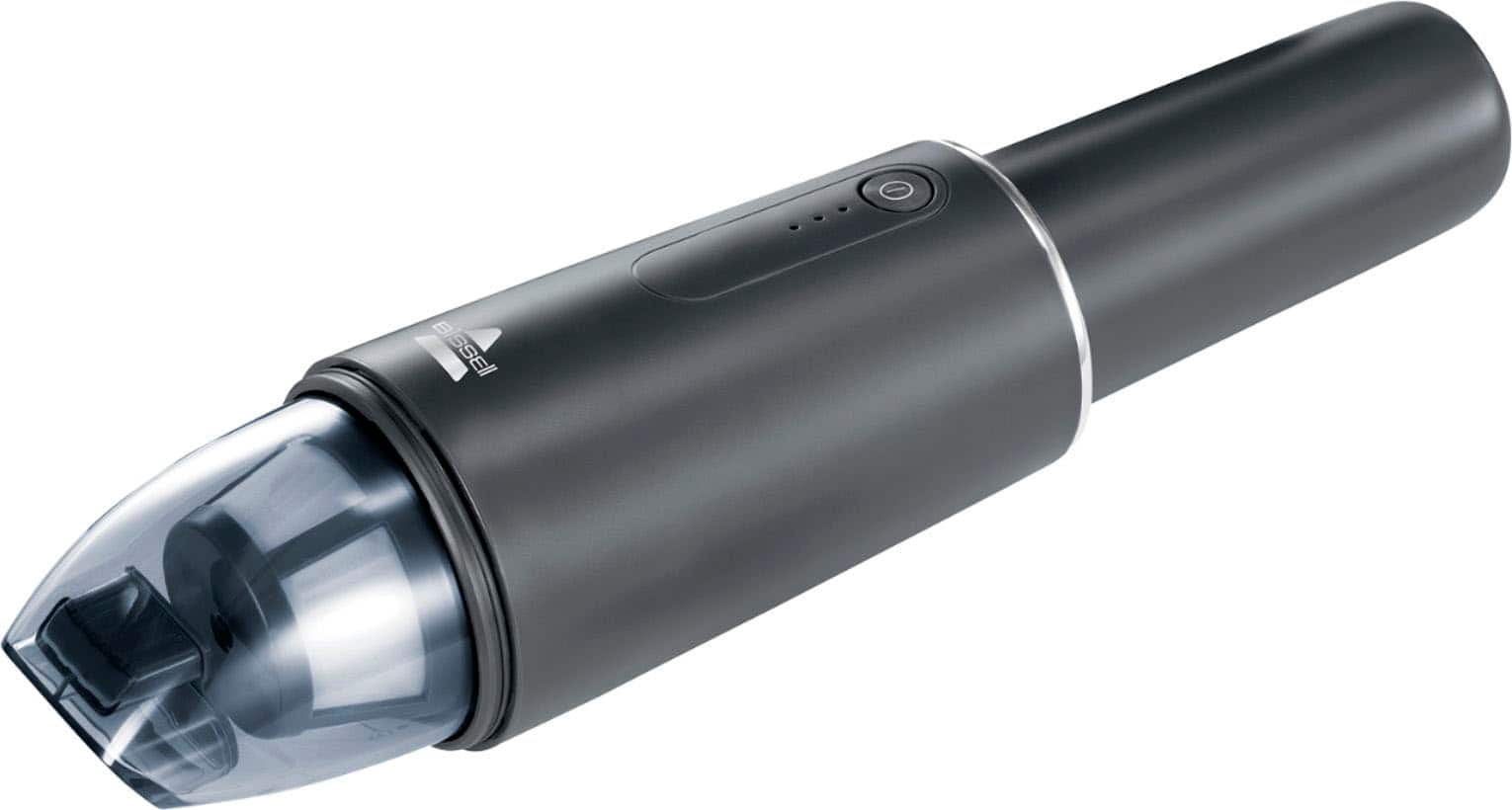 Left. BISSELL - AeroSlim Hand Vacuum - Titanium.