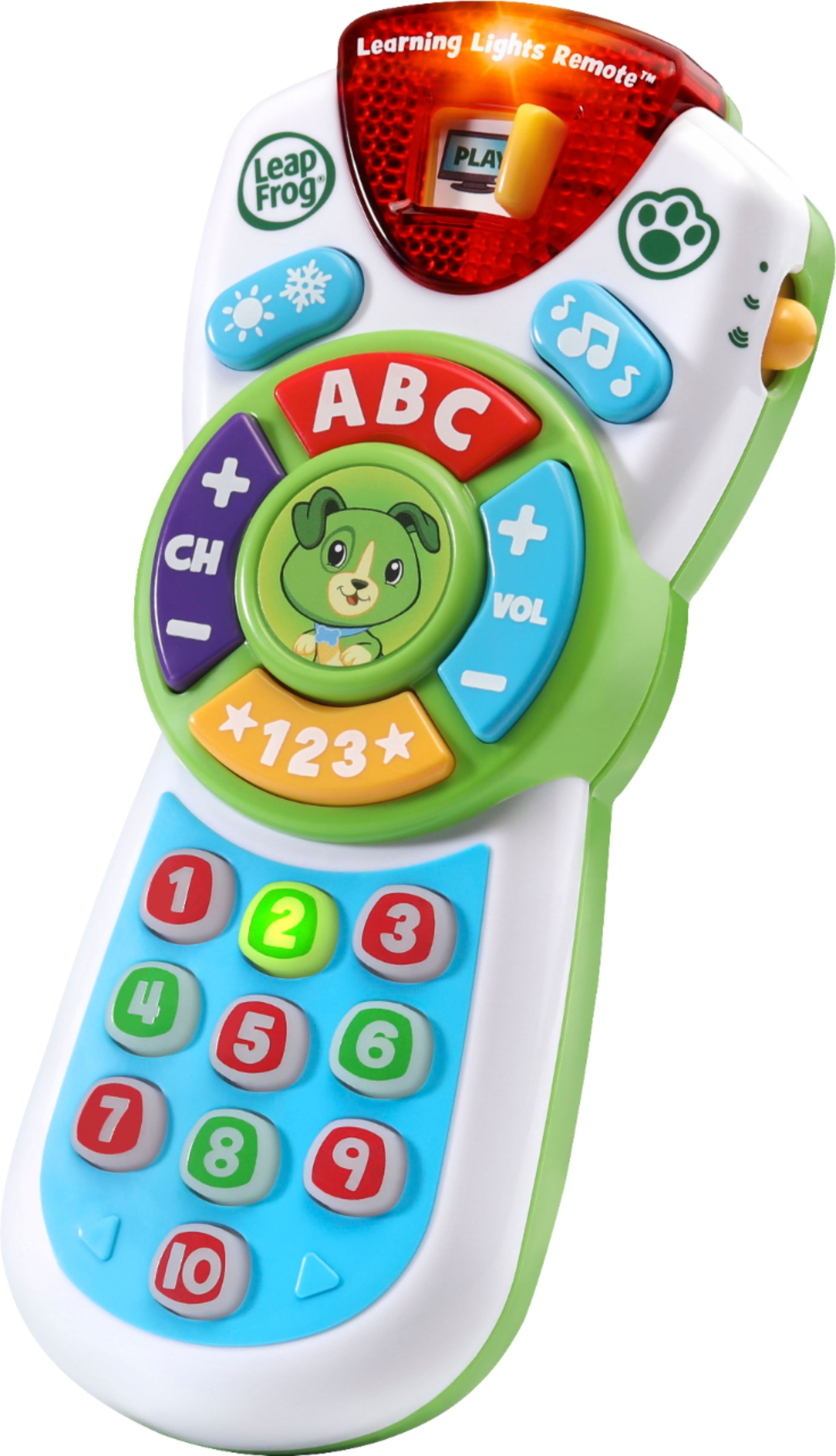 Left View: LeapFrog - Scout's Learning Lights Remote Deluxe - Multi-color