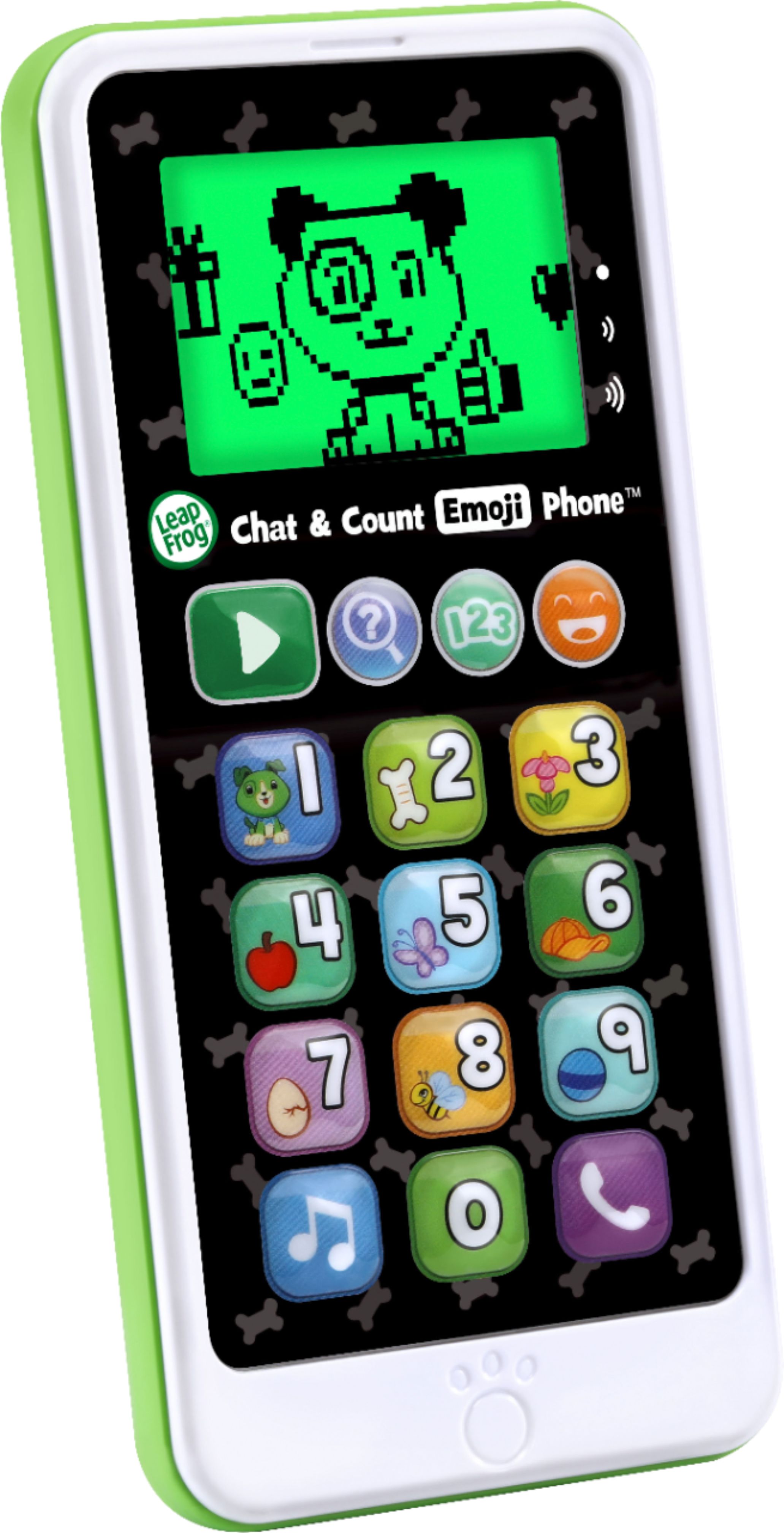 Angle View: LeapFrog - Chat and Count Emoji Phone - Multi-color