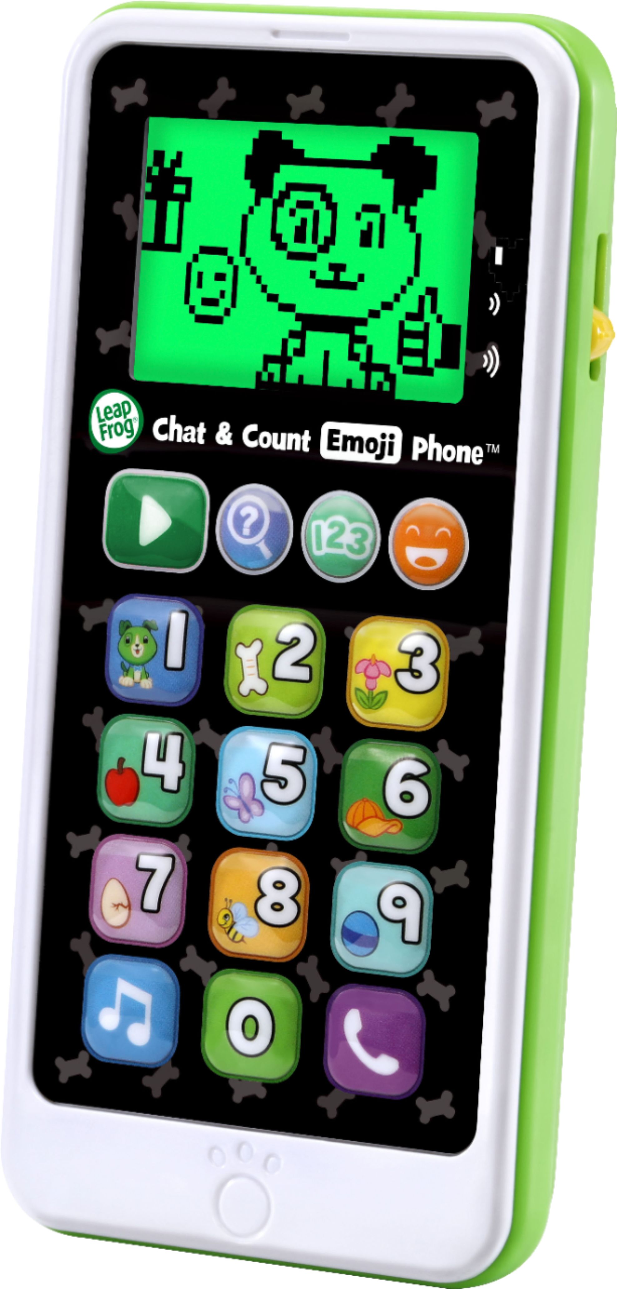Left View: LeapFrog - Chat and Count Emoji Phone - Multi-color