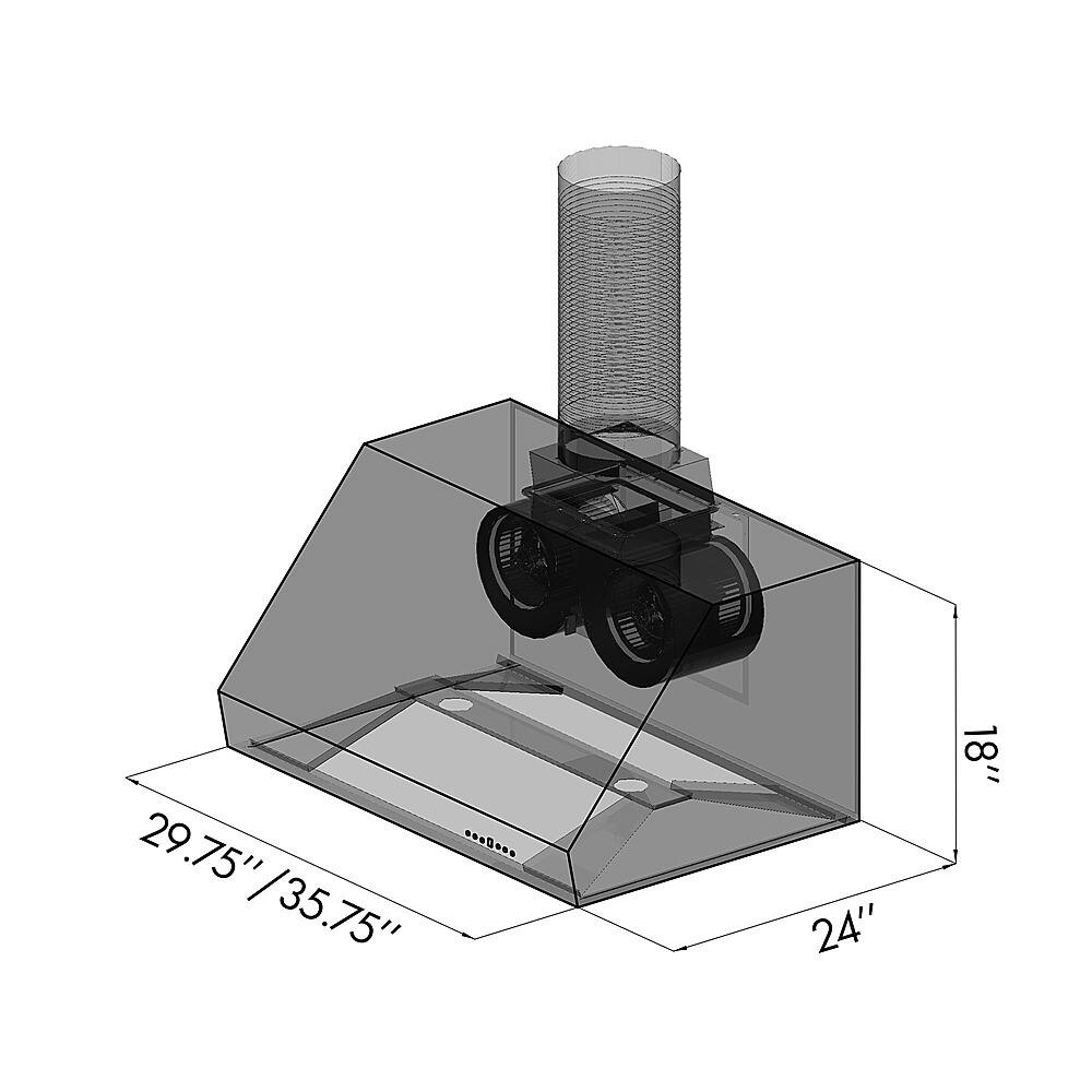 Best Buy ZLINE 42 in. Under Range Hood (68542) Stainless