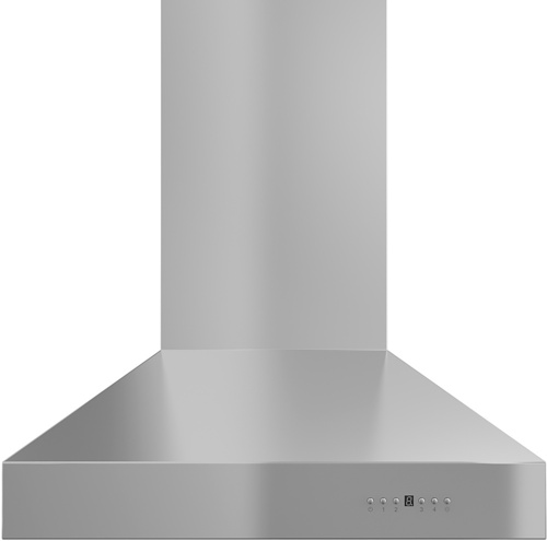 ZLINE - 42 in. Professional Wall Mount Range Hood in Stainless Steel with Crown Molding (667CRN-42) - Silver