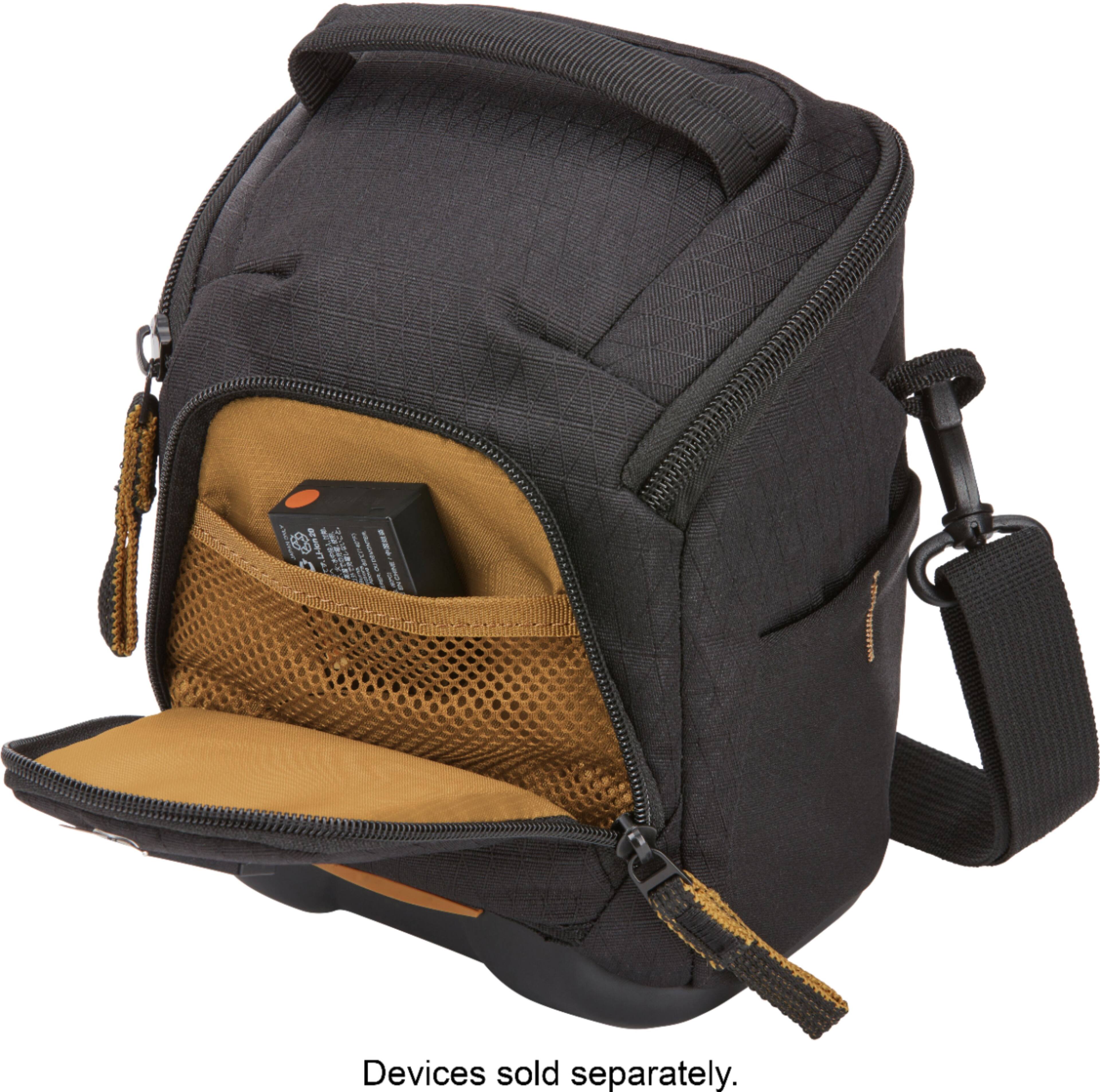 Alt View 12. Case Logic - Viso DSLR/Mirrorless Camera & Lens Bag/Case w/ Weather Resistant EVA Base, Detachable Shoulder Strap & Interior Dividers - Black.