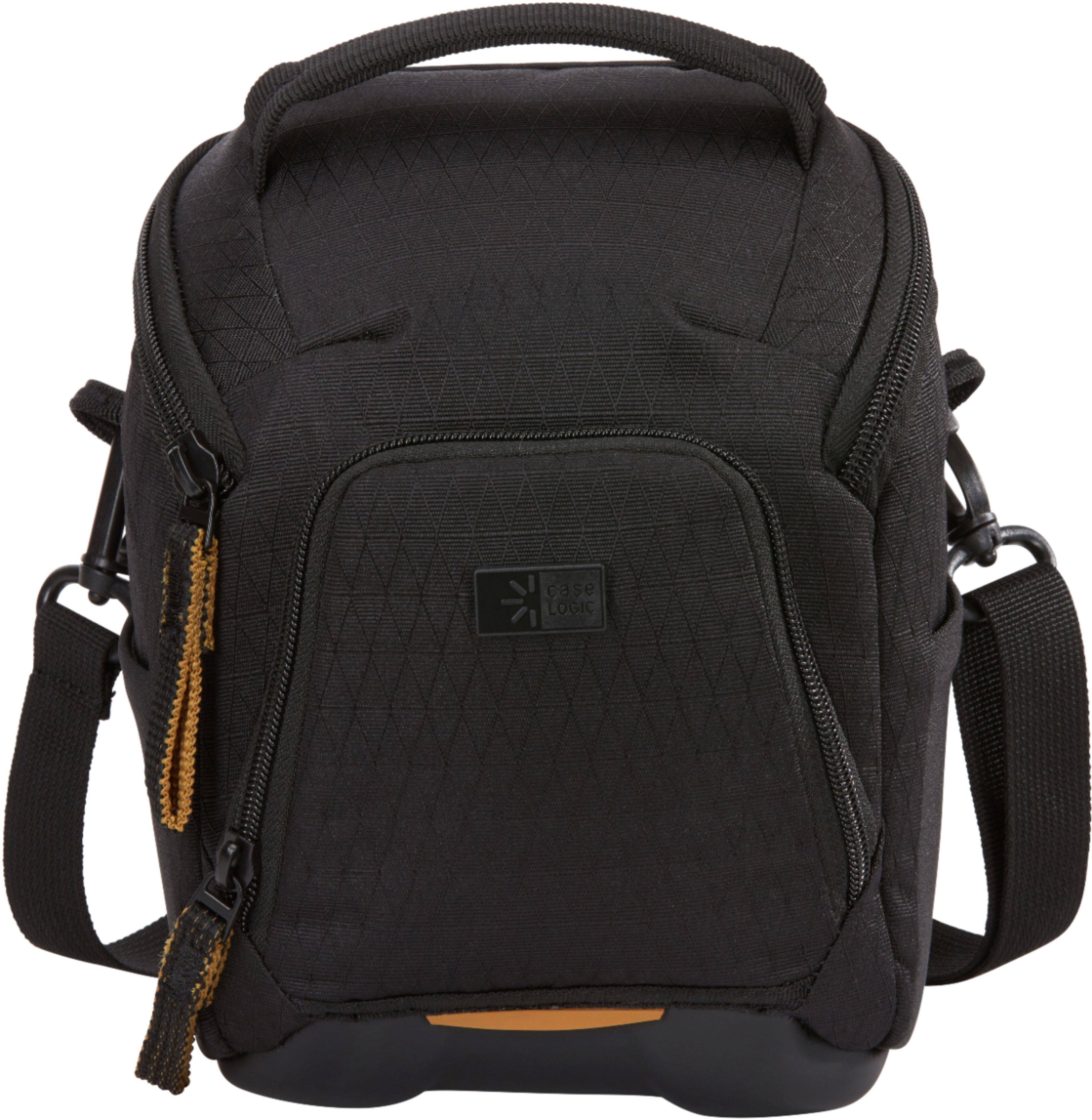 Left. Case Logic - Viso DSLR/Mirrorless Camera & Lens Bag/Case w/ Weather Resistant EVA Base, Detachable Shoulder Strap & Interior Dividers - Black.